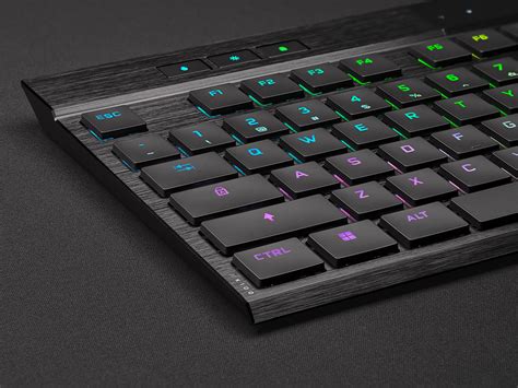 k-100|Teclado mecânico gamer ultrafino K100 AIR WIRELESS RGB